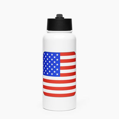 Stainless Steel Water Bottle with Straw Lid
