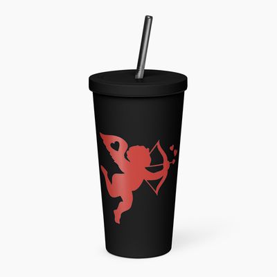 Insulated Tumblers with Straw