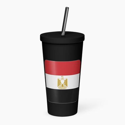 Insulated Tumblers with Straw
