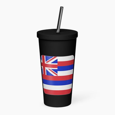 Insulated Tumblers with Straw