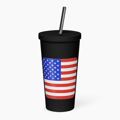 Insulated Tumblers with Straw