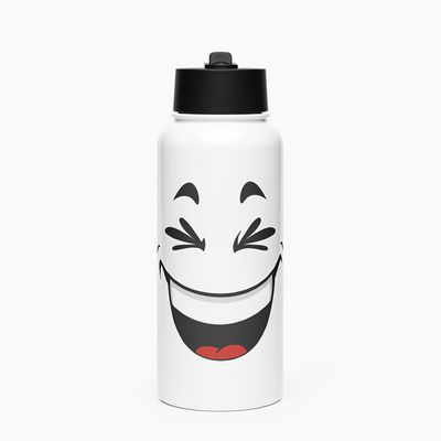 Stainless Steel Water Bottle with Straw Lid