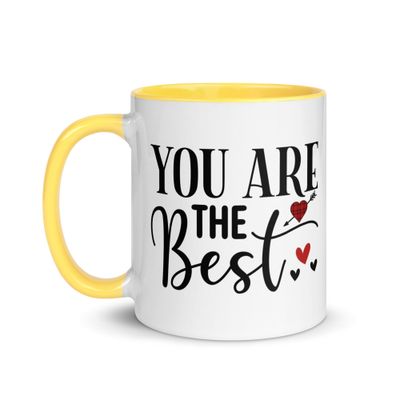 Valentine-You Are The Best Mug with Color Inside
