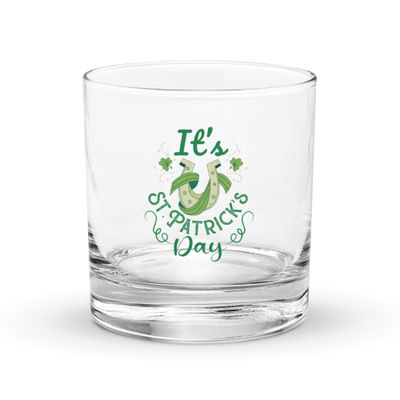It’s St Patrick’s Day Rocks Glass