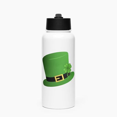 Stainless Steel Water Bottle with Straw Lid