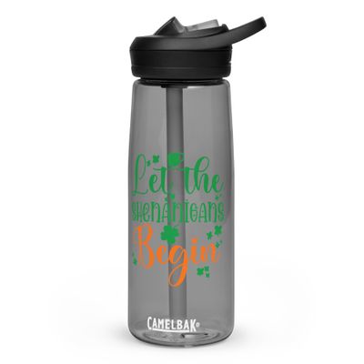 Let the Shenanigans Begin Sports Water Bottle