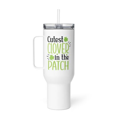 Cutest Clover Travel Mug with a Handle