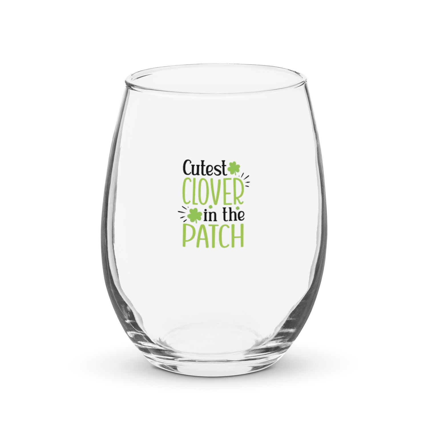 Cutest Clover Stemless Wine Glass