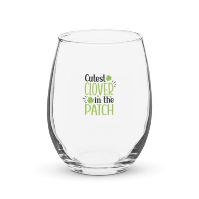 Cutest Clover Stemless Wine Glass