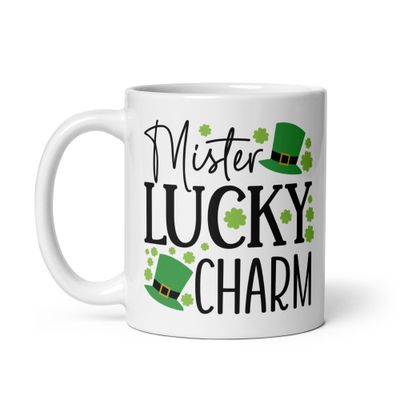 Mister Lucky Charm White Coffee Mug