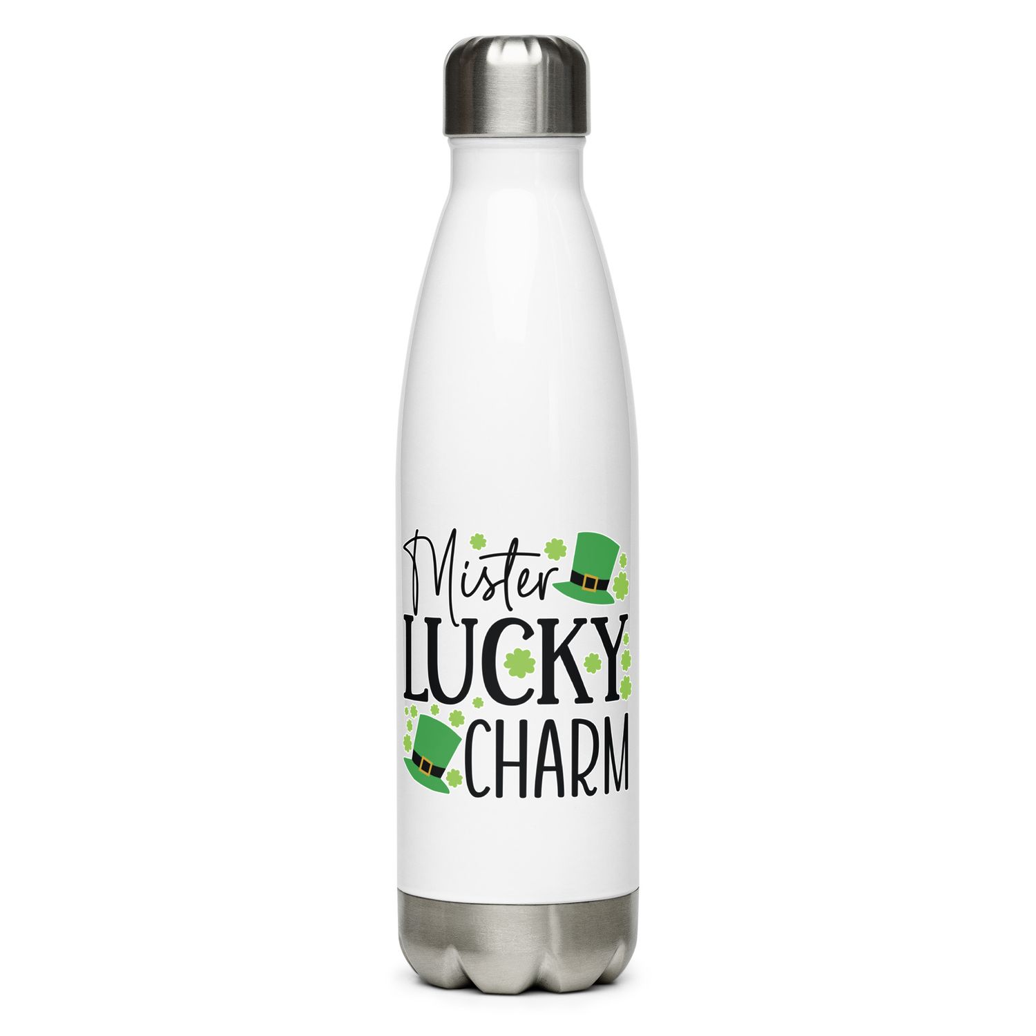 Mister Lucky Charm Stainless Steel Water Bottle