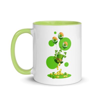 St Patrick&#39;s Day Mug with Color Interior