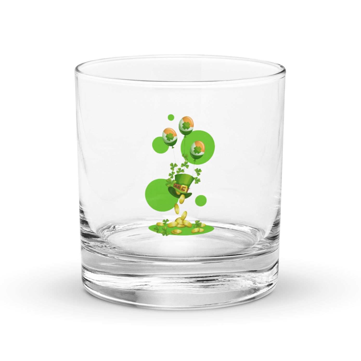 St Patrick&#39;s Day Rocks Glass