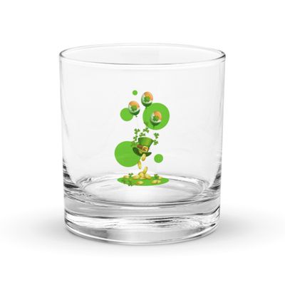 St Patrick&#39;s Day Rocks Glass