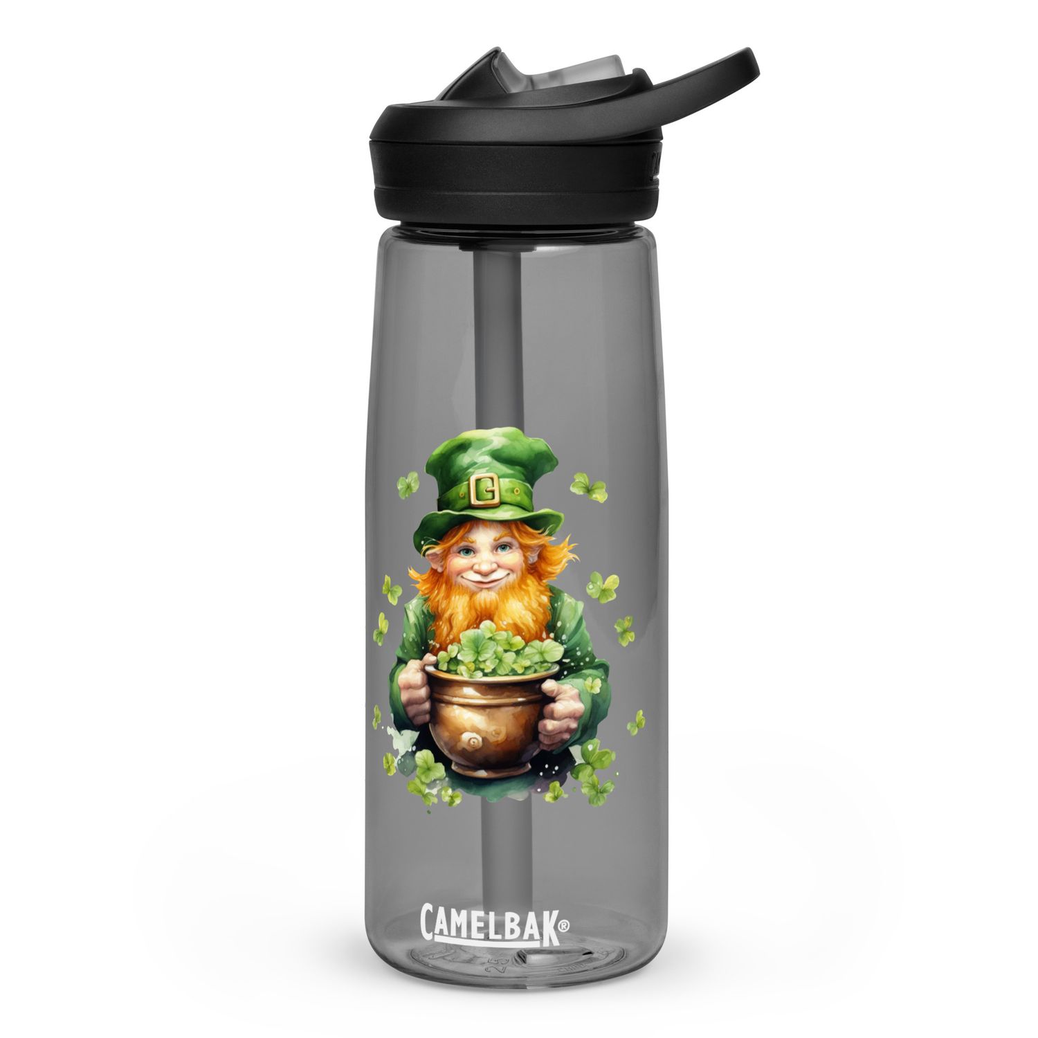 St Patrick&#39;s Day Leprechaun Sports Water Bottle