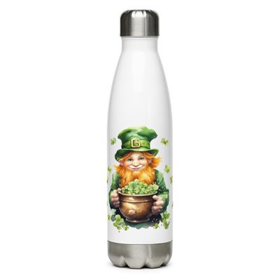  St Patrick&#39;s Day Leprechaun Stainless Steel Water Bottle