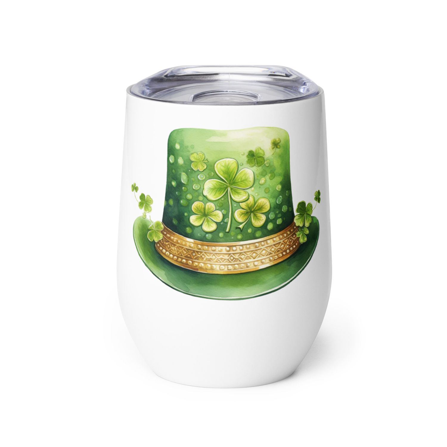 St Patrick&#39;s Day Hat Wine Tumbler