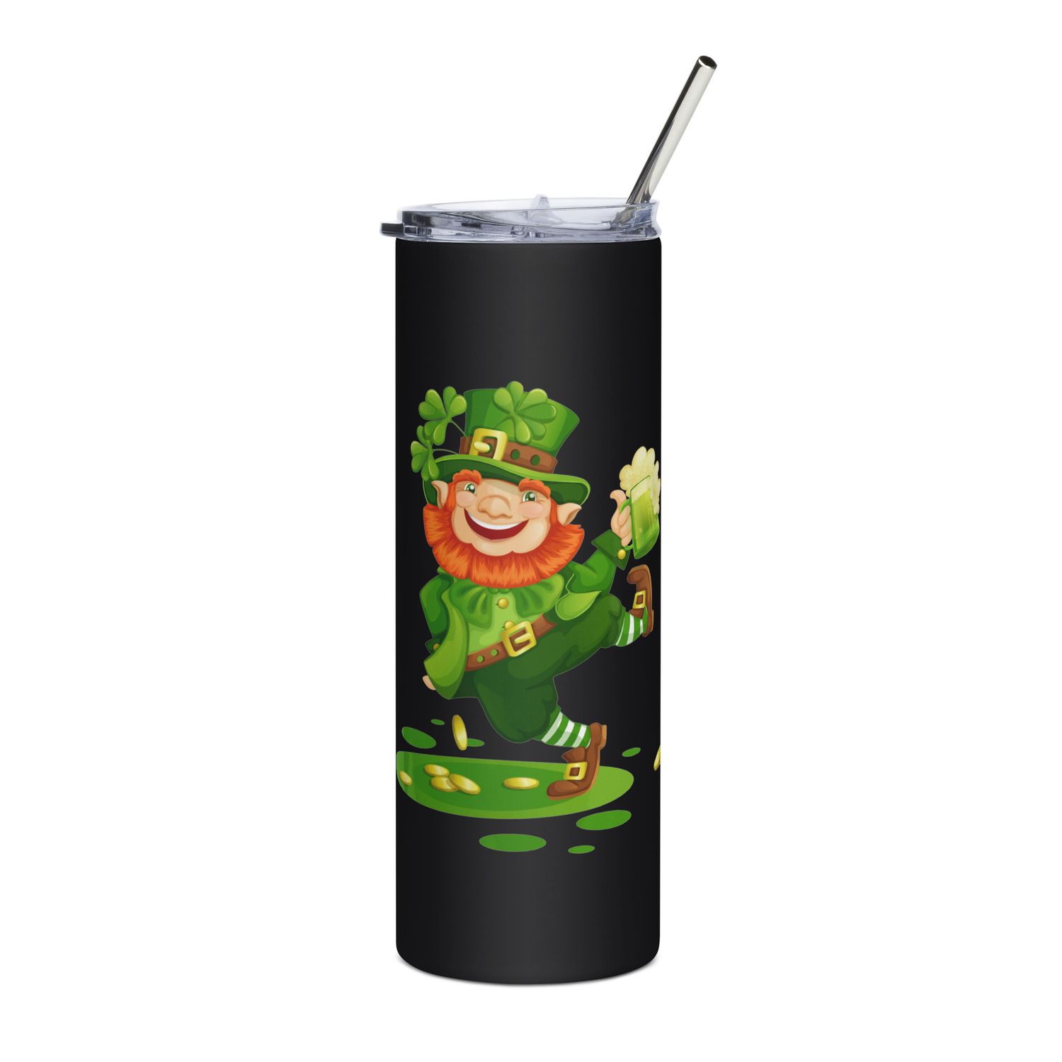 Dancing Leprechaun Stainless Steel Tumbler