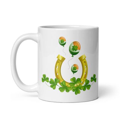 St Patrick&#39;s Day Luck White Coffee Mug