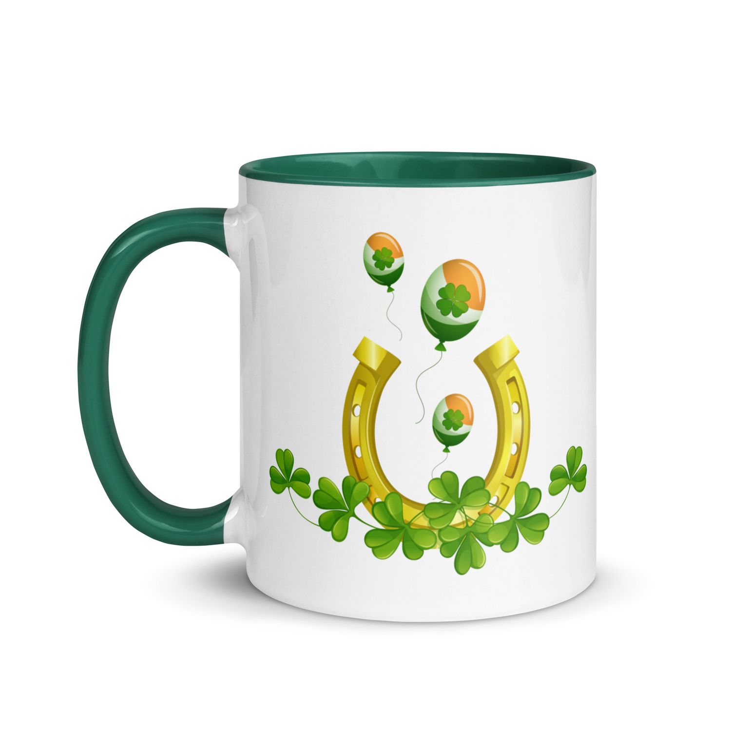 St Patrick&#39;s Day Luck Mug with Color Inside