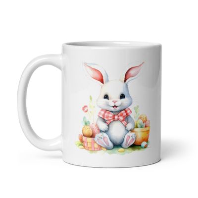 Cute Easter Bunny White Coffee Mug