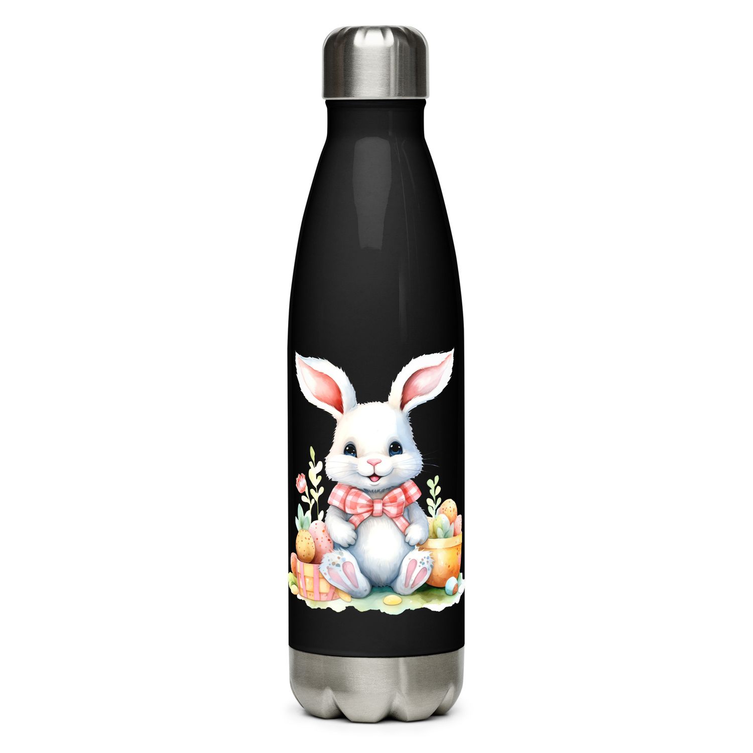 Cute Easter Bunny Stainless Steel Water Bottle