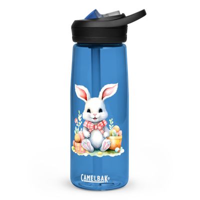 Cute Easter Bunny Sports Water Bottle
