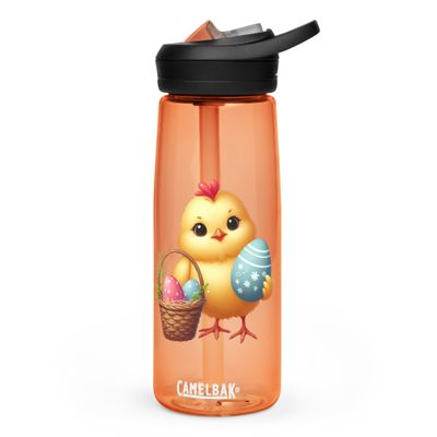 Easter Chick Sports Water Bottle