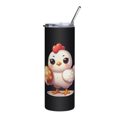 Easter Chicken Stainless Steel Tumbler
