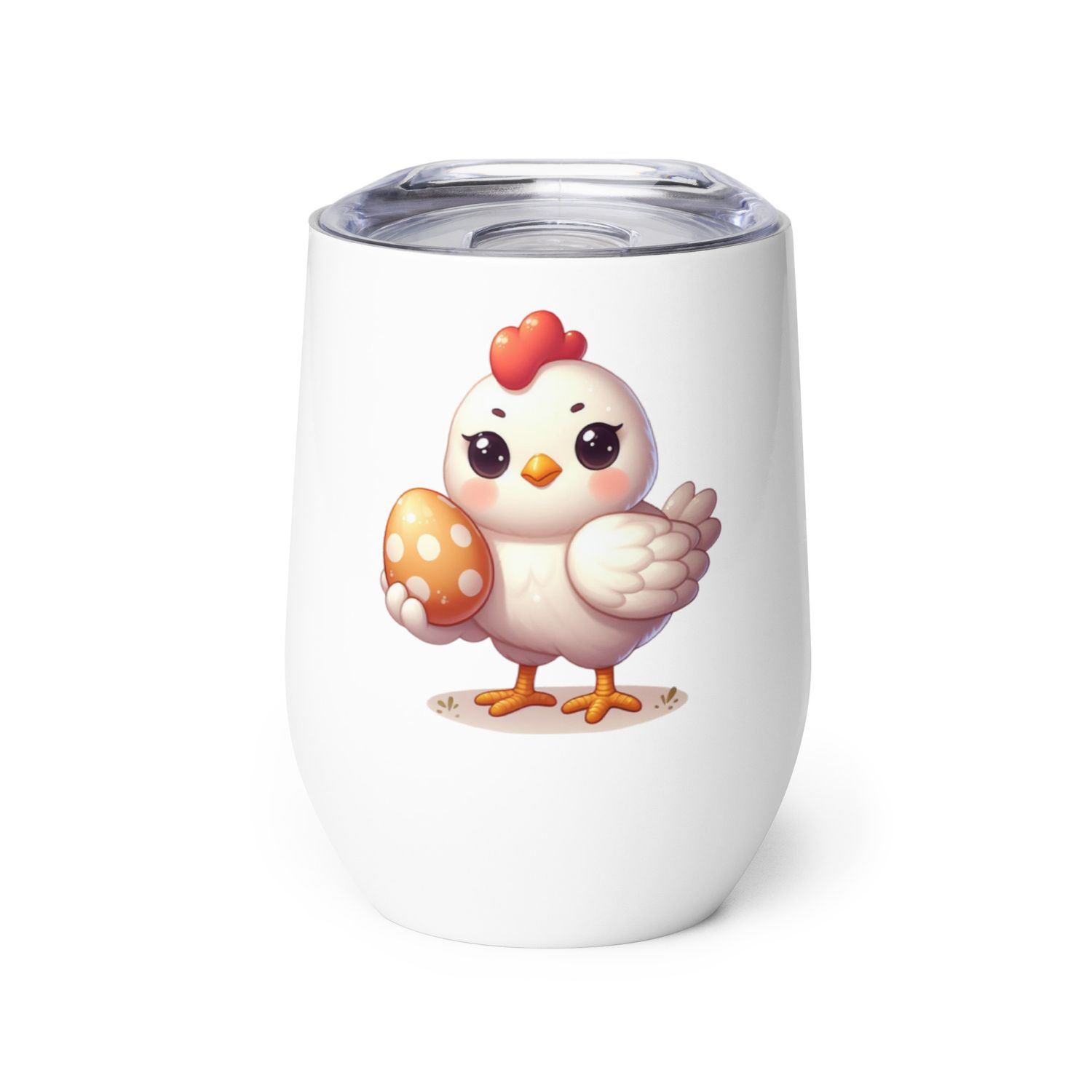 Easter Chicken Wine Tumbler
