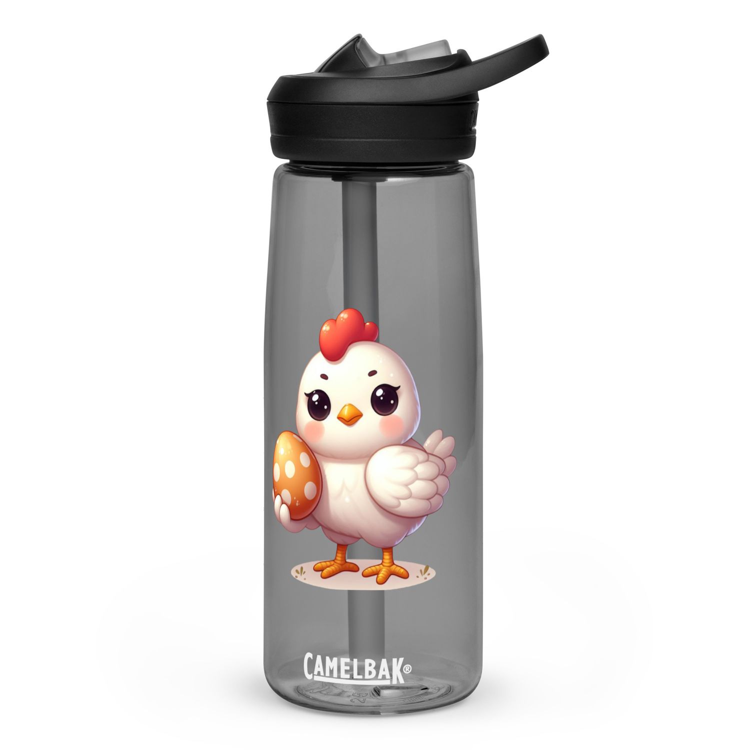 Easter Chicken Sports Water Bottle
