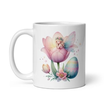 Dreaming Easter Fairy White Coffee Mug