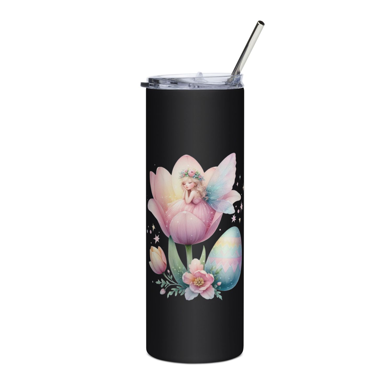 Dreaming Easter Fairy Stainless Steel Tumbler