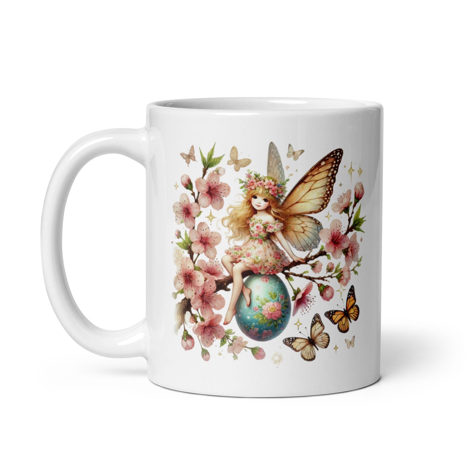 Easter Fairy White Coffee Mug