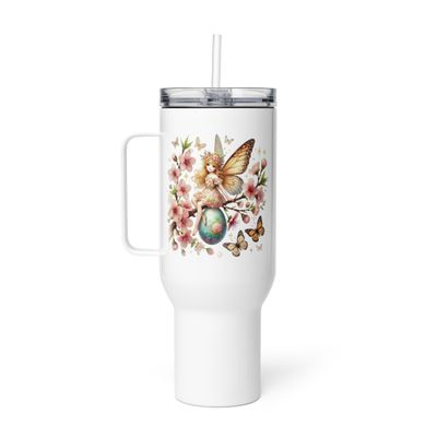 Easter Fairy Travel Mug with a Handle