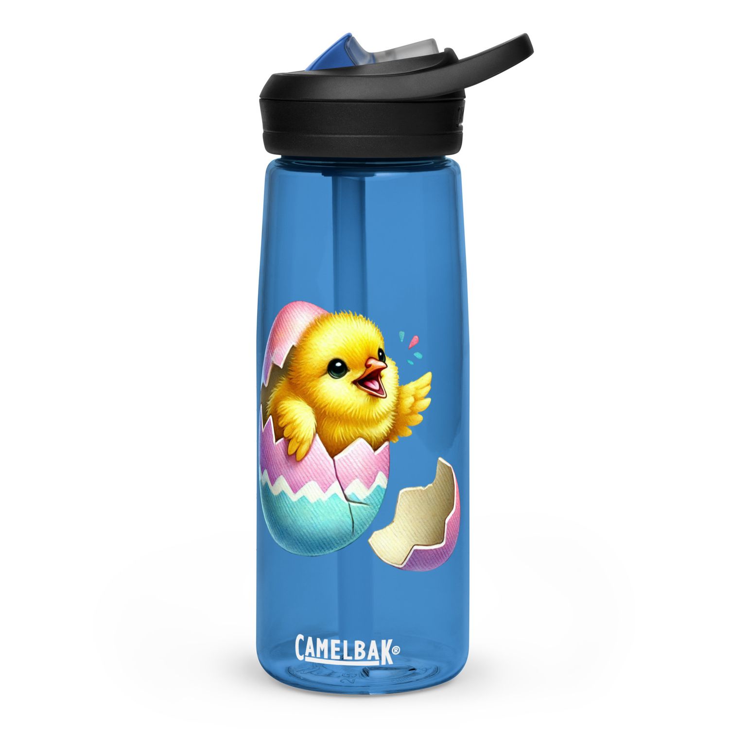 Hatching Easter Chick Sports Water Bottle