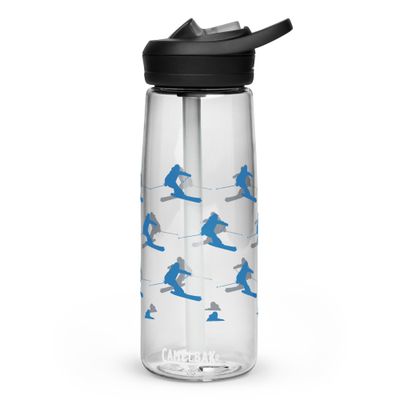 Skier Sports Water Bottle