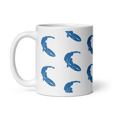 Surfer White Coffee Mug