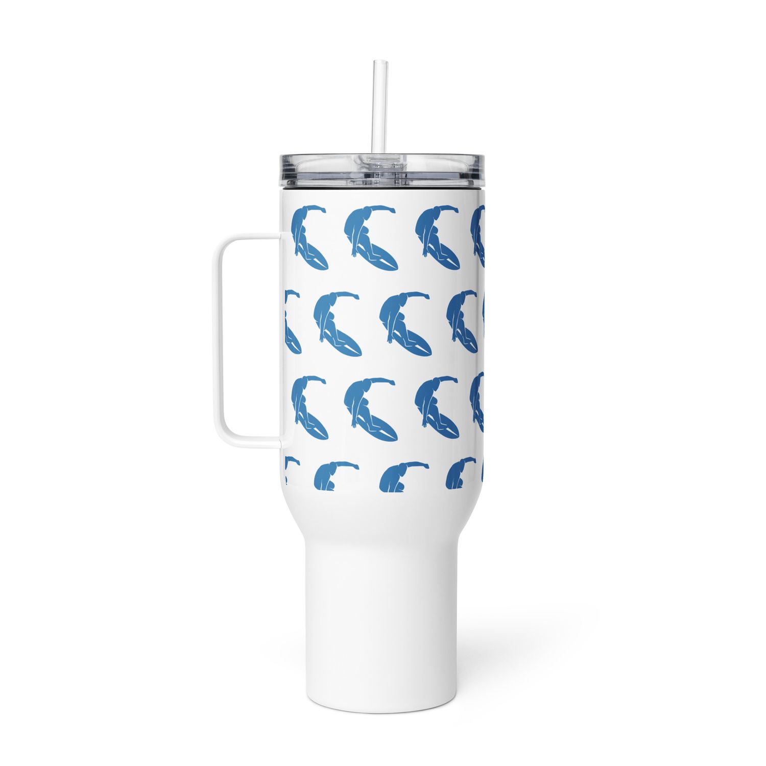 Surfer Travel Mug with a Handle
