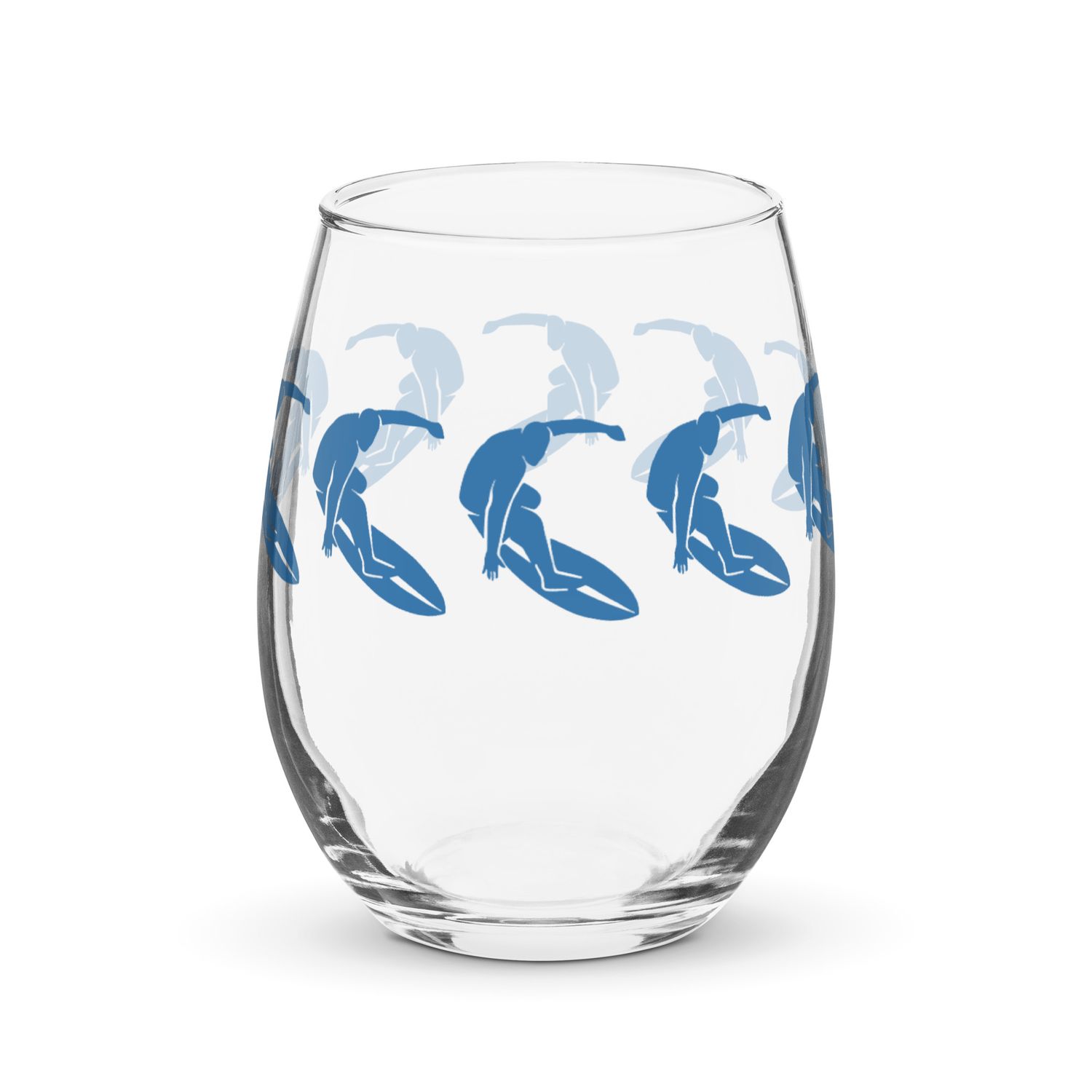 Surfer Stemless Wine Glass