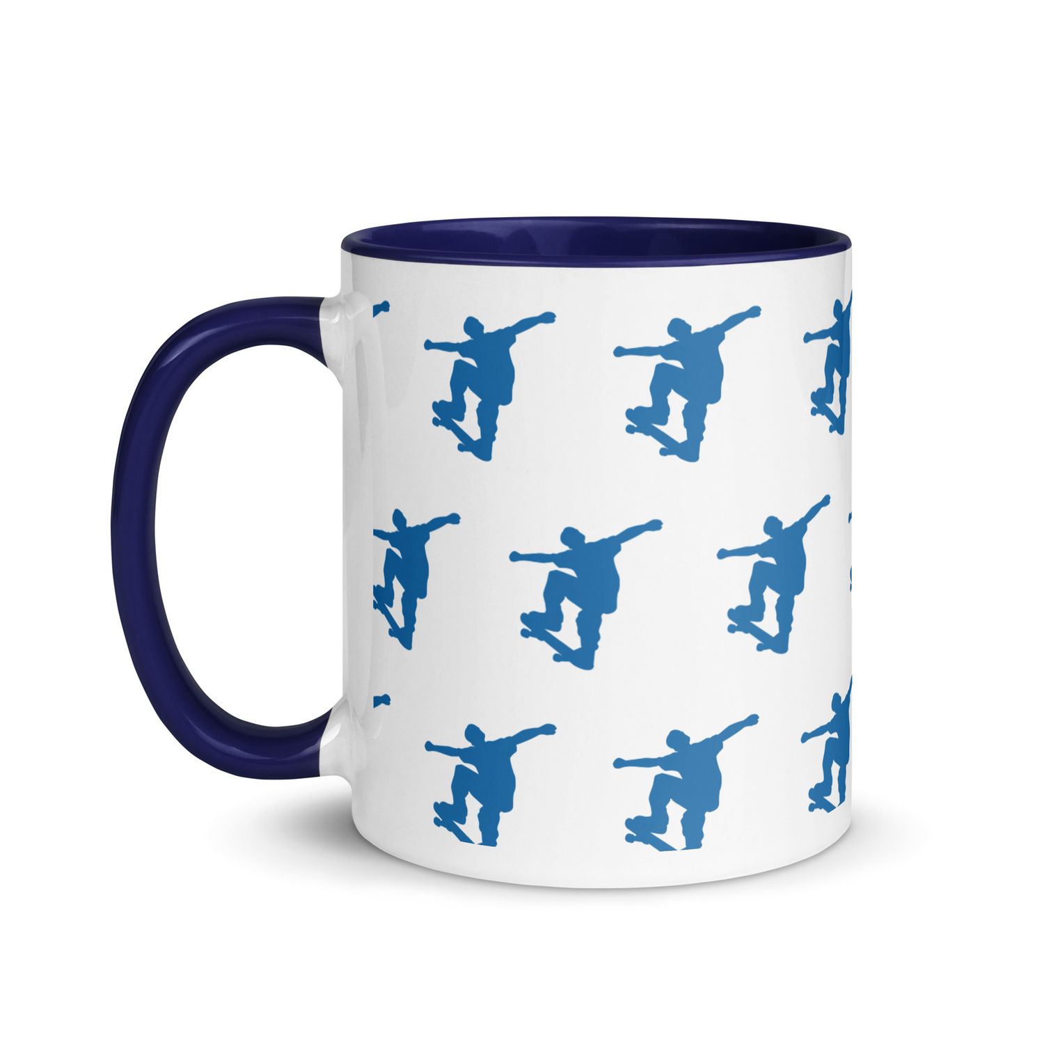 Skateboarder Mug with Color Interior