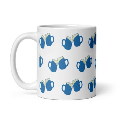 Drinking Party Vibes White Coffee Mug