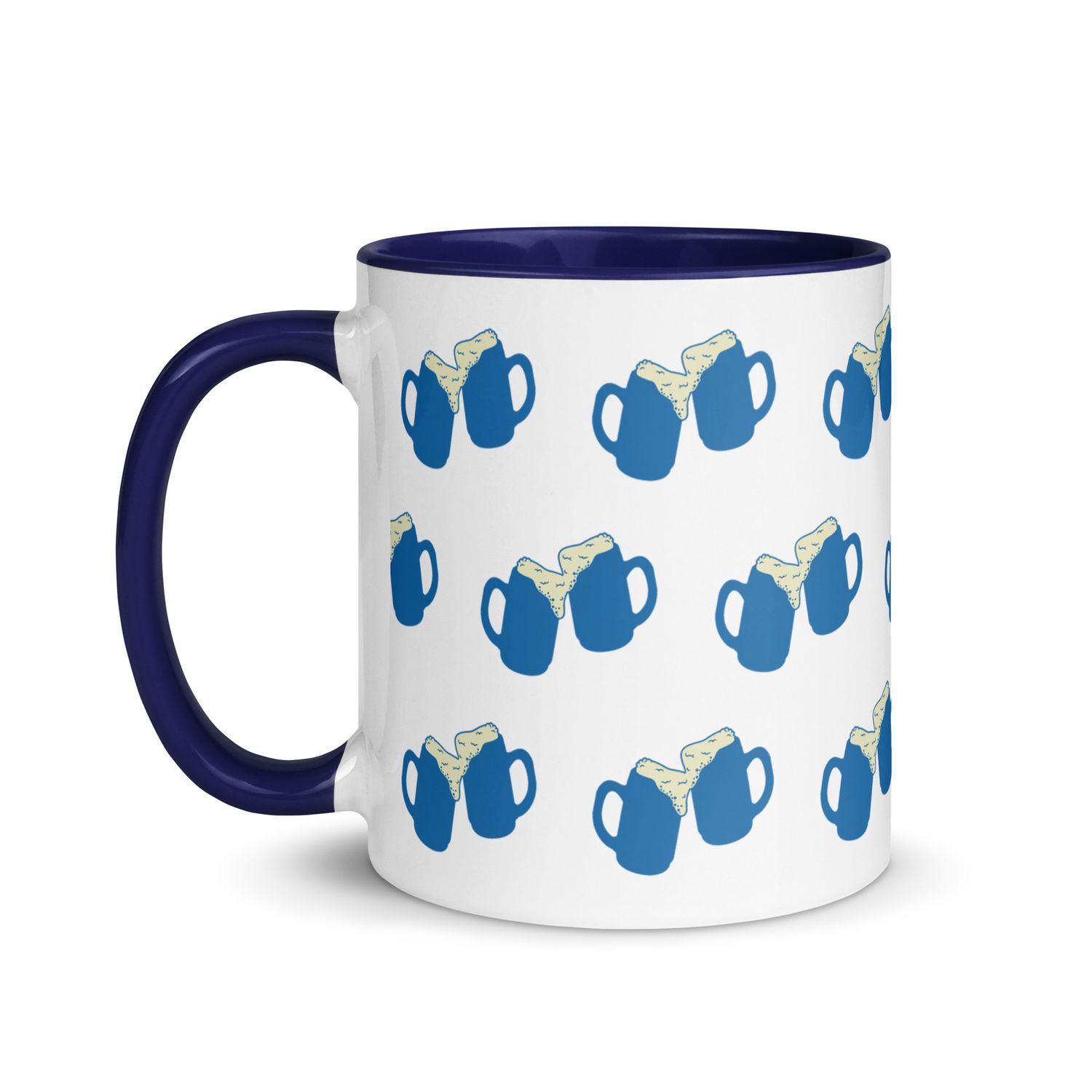 Drinking Party Vibes Mug with Color Inside