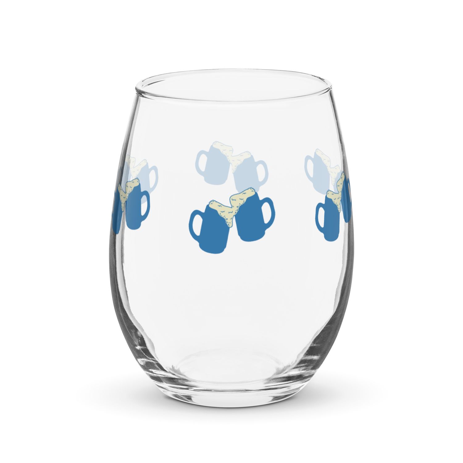 Drinking Party Vibes Stemless Wine Glass