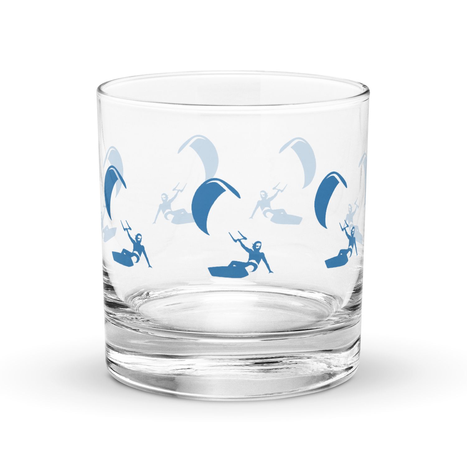 Kitesurfer Rocks Glass