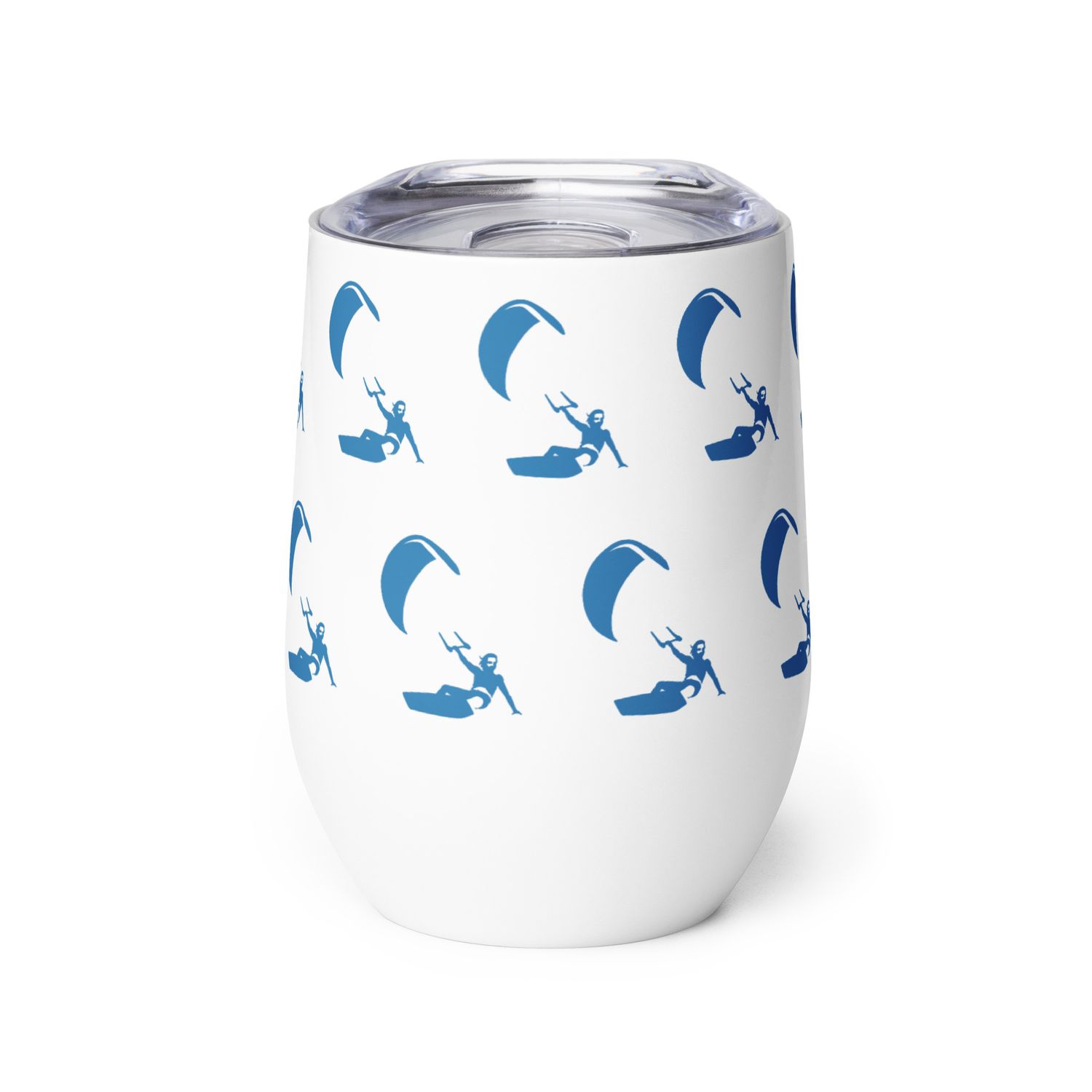 Kitesurfer Wine Tumbler