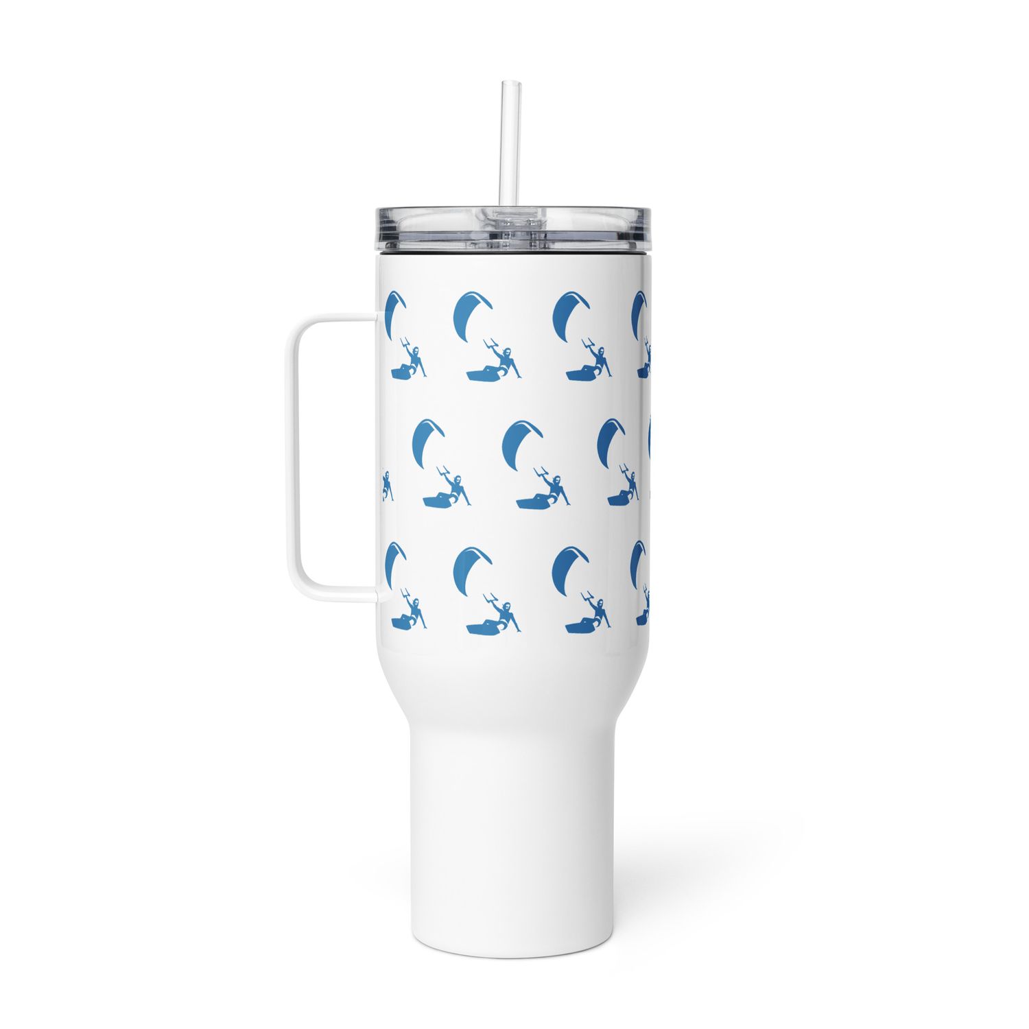 Kitesurfer Travel Mug with a Handle