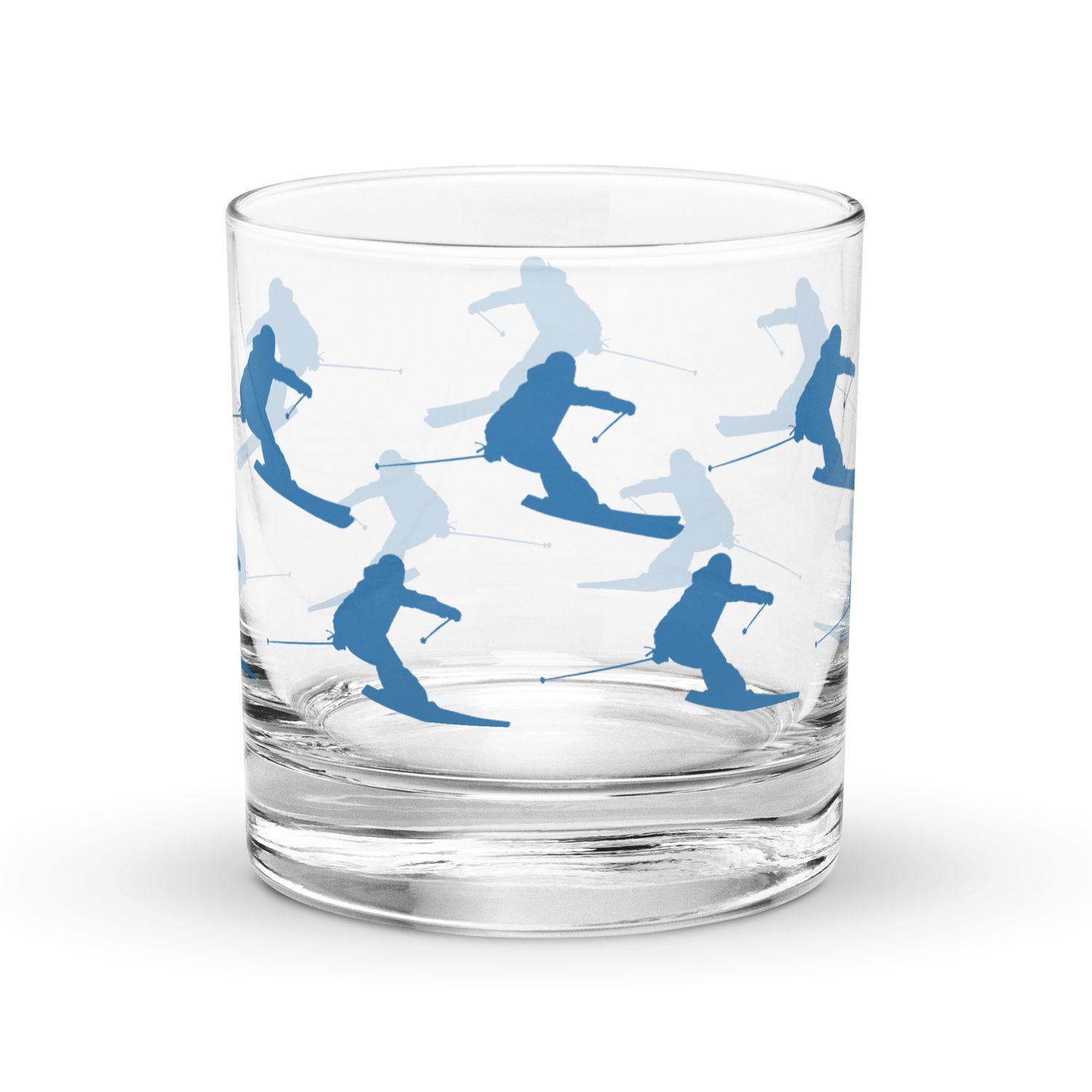 Skier Rocks glass