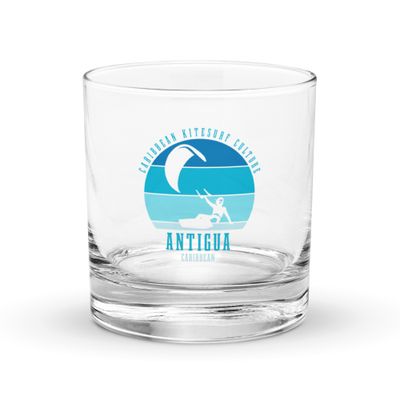 Antigua Kitesurfing Caribbean Kitesurfer Blue Rocks Glass