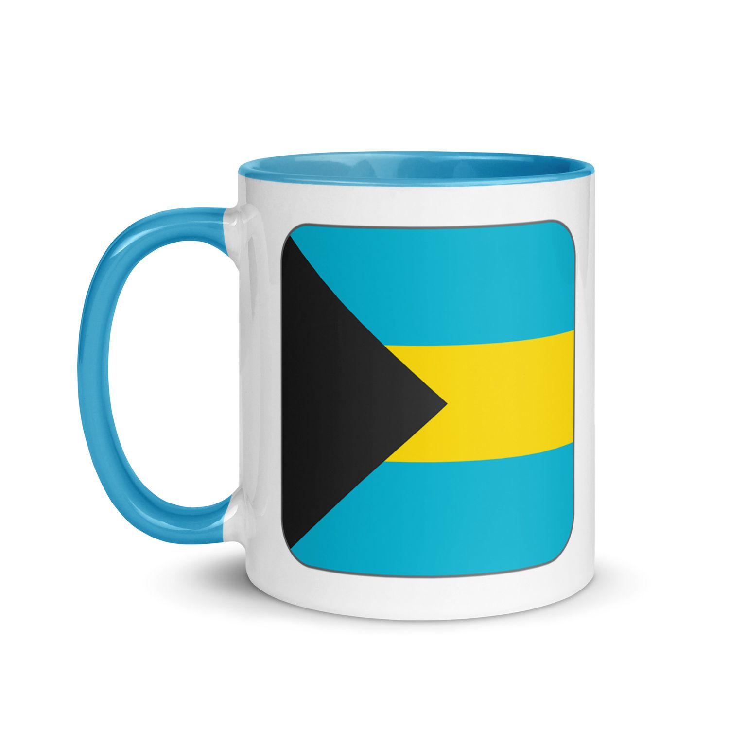 Bahamas Flag Mug with Color Inside